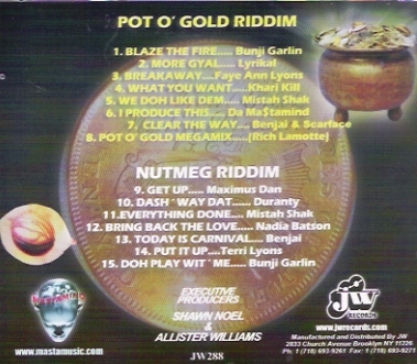 POT O GOLD RIDDIM CD 

POT O GOLD RIDDIM CD: available at Sam's Caribbean Marketplace, the Caribbean Superstore for the widest variety of Caribbean food, CDs, DVDs, and Jamaican Black Castor Oil (JBCO). 